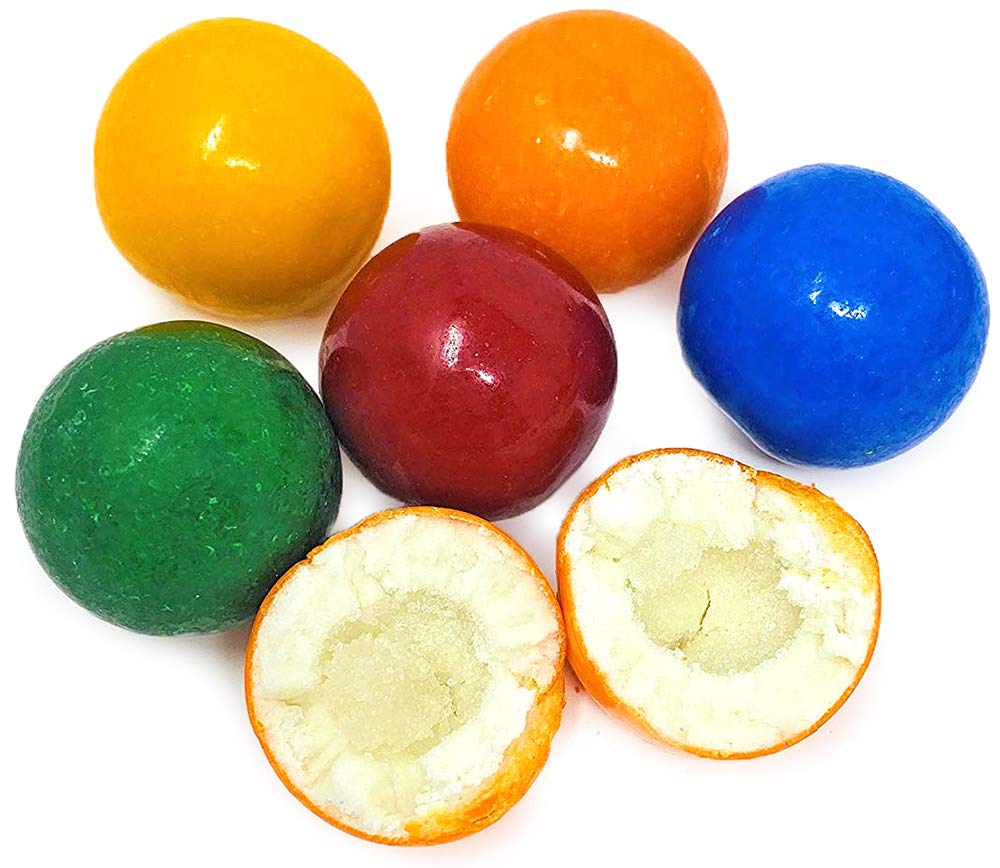 Sweetgourmet Cry Baby Guts | Extra Sour Candy Filled Dubble Bubble Gumballs | 1 Pound