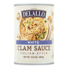Delallo White Clam Sauce, Italian-Style, 10.5Oz Can, 3-Pack