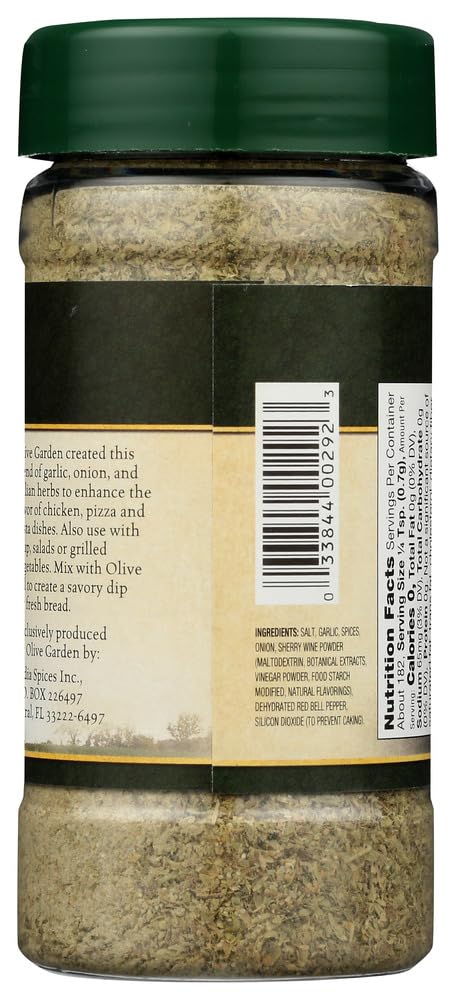 Olive Garden Garlic & Herb Italian Seasoning, 4.5 Ounce