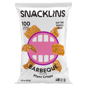 Snacklins Plant Based Crisps Vegan Healthy Snacks - Gluten Free, Grain Free, Plant Based Crisps, 100% Kosher, Low Calorie And No
