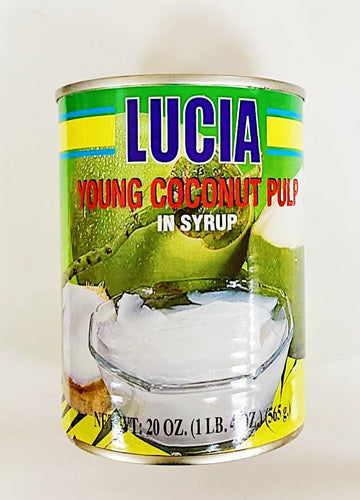 Young Coconut Pulp in Syrup, 20 oz, 4 Cans