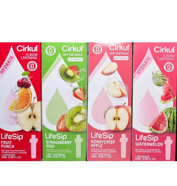 Generic 4 Pack Flavor Cartridges Refill - Fruit Punch, Strawberry Kiwi, Honeycrisp Apple, Watermelon (4, 1.2 Fl Oz)