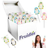 Fruidles Penguin Lollipops And Candy Rings Suckers, Fat-Free, Individually Wrapped (Penguin Lollipops, 12-Pack)
