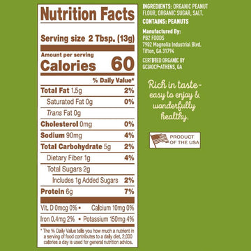Pb2 24Oz Organic Powdered Peanut Butter - Usda Organic Certified, Non-Gmo Project Verified, Gluten-Free