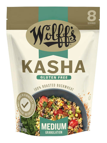 Wolffs Kasha Medium Granulation - 13 oz - Pack of 3 Boxes