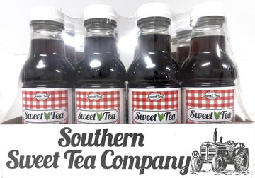 Iced Tea Sweet, Real Brewed, Pure Cane Sugar, Caffeinated, All Natural No Artificial Flavors Or Colors 16 Oz (12 Pack) By Southe