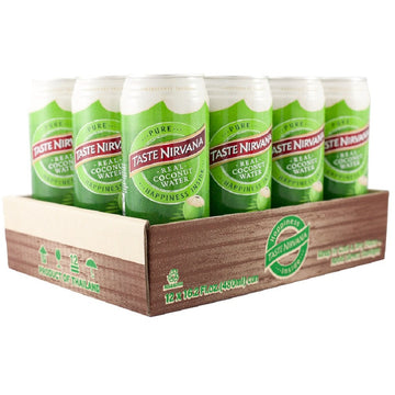 Taste Nirvana Real Coconut Water, 16.2-Ounce (Pack of 12) ( Value Bulk Multi-pack)