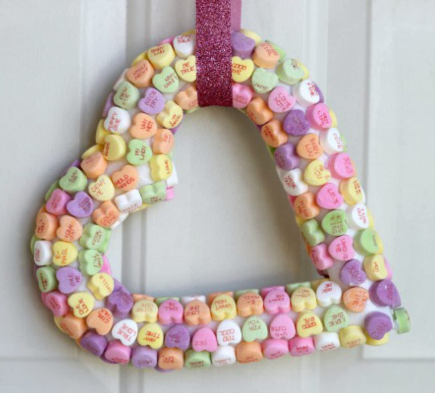 By The Cup Small Candy Conversation Hearts, 2.5 Pound Bulk Bag, Orange