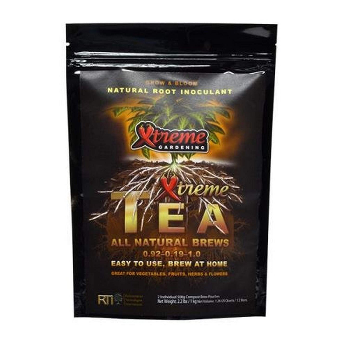 Xtreme Gardening Rt8100 8100 Tea Brews 80 Gm Packs 10/Ct, 80Gm