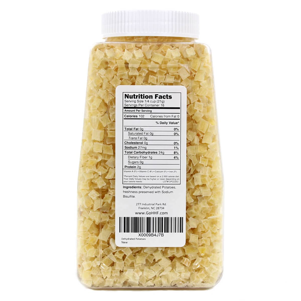 Harmony House Foods Dehydrated Diced Potatoes - Dried Potato Pieces, For Hash Browns, Stews, Soups, Home Fries, And More, 10.5 Ounces