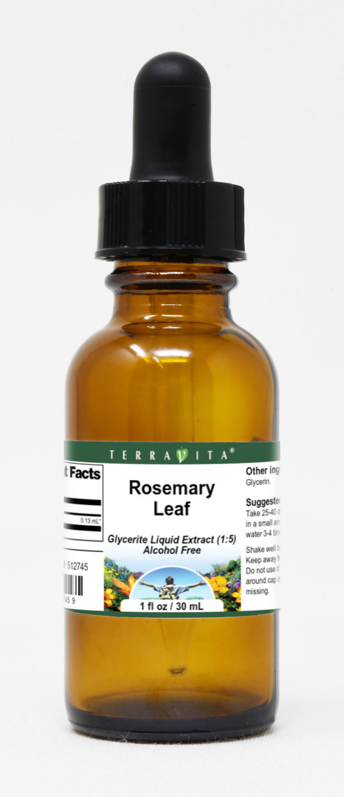 Rosemary Leaf Glycerite Liquid Extract (1:5) - No Flavor (1 oz, ZIN: 512745)