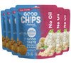 Good Chips Cauliflower Aged Cheese - Baked, No Oil - High Protein, Guilt Free Healthy Snacks - 1.23 oz, Pack of 6