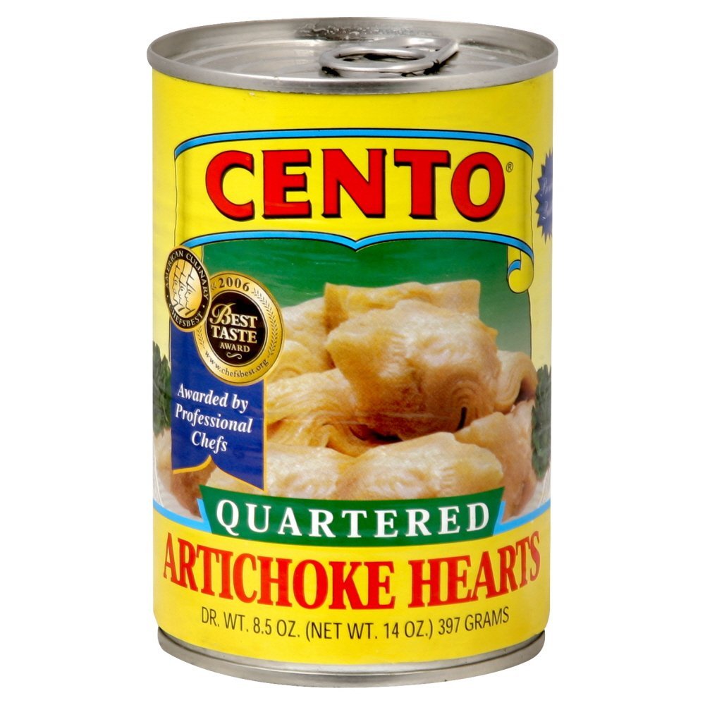 Cento Quartered Artichoke Hearts, 14 Ounce Cans (Pack Of 12)