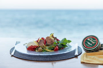 El Manar Premium Mediterranean Extra Tuna in Virgin Olive Oil, 5.6 oz (Pack of 10) - Wild Caught Canned Tuna Fish