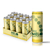 Melo Sparkling Kava Drink, Sugar Free, Vegan, 12 Fl Oz, Pack of 12, Banana Cream, 100% Natural Mocktail, Zero Calories