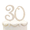 Hatcher lee 30th Birthday Cake Topper - Bling Crystal Gold Decoration, Model HCL-016