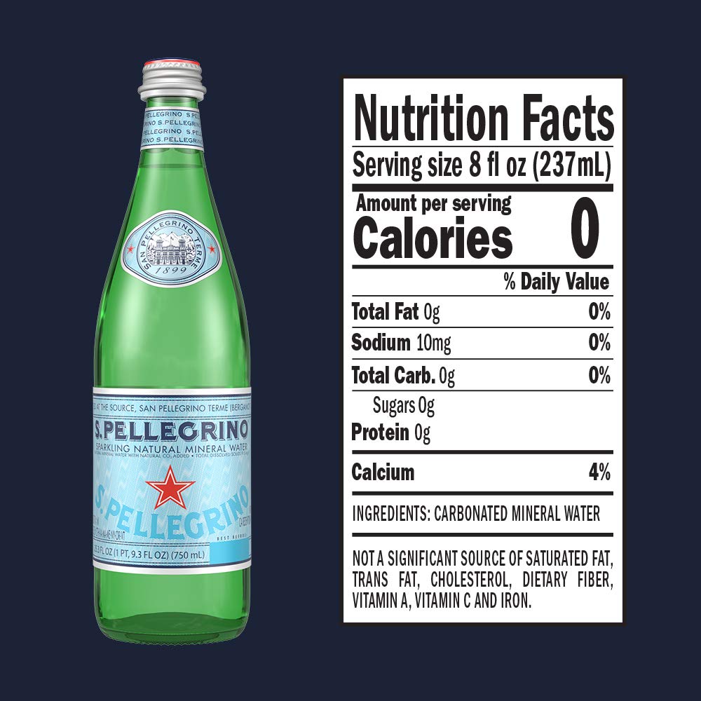 San Pellegrino Mineral Water,303.6 Fl Oz, 25.3 Fl Oz (Pack of 12)