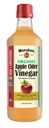 Marukan Organic Apple Cider Vinegar - 24 Fl Oz Glass Bottle (Pack of 1)