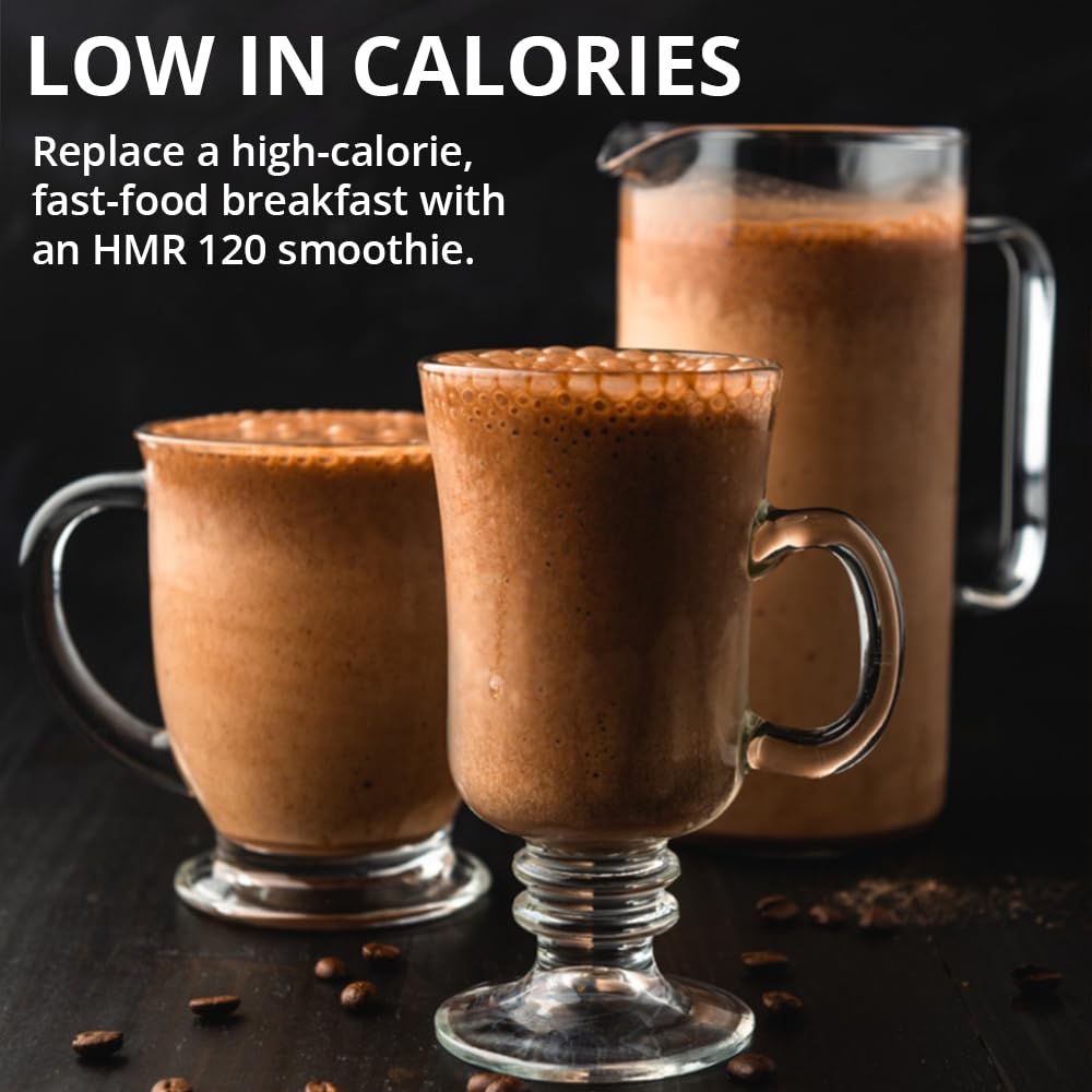 HMR 120 Shake Meal Replacement Powder | Mocha Shake Mix to Support Healthy Weight Loss | 12g of Protein | Nutritional Drink | Lo