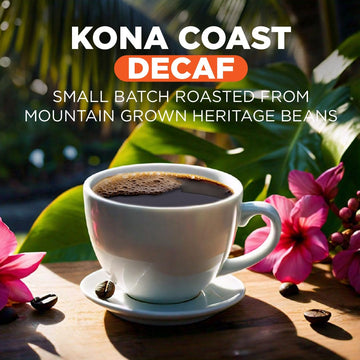 Maud'S Decaf Kona Coffee Pods, 36 Ct, Decaffeinated Medium Roast Coffee In Recyclable Single Serve Pods - 100% Arabica Coffee, C