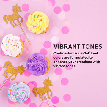 Chefmaster Teal Green Liqua-Gel® Food Coloring | Vibrant Color | Professional-Grade Dye For Icing, Frosting, Fondant | Baking & Decorating | Fade-Resistant | Easy-To-Use | Made In Usa | 0.70 Oz