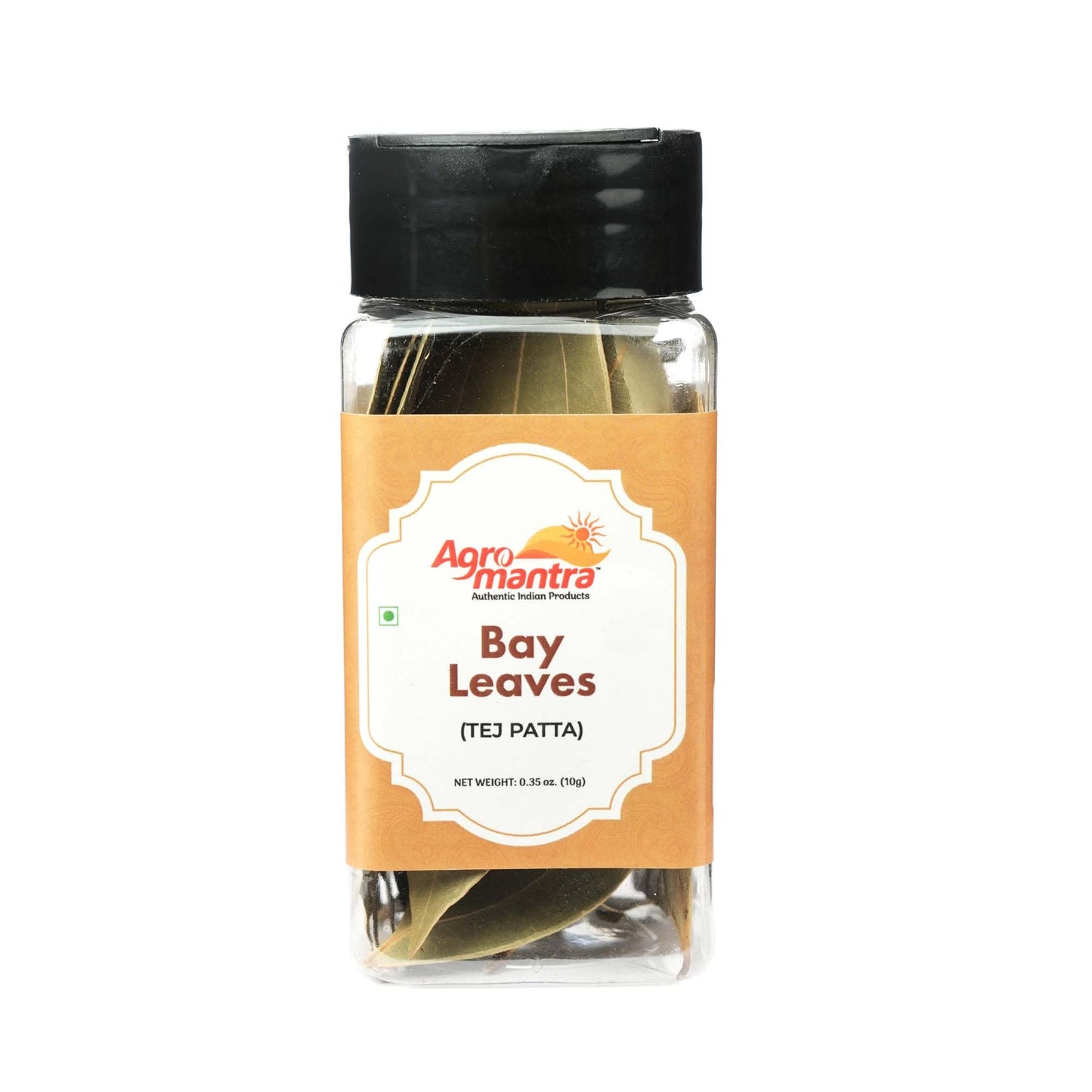 Agro Mantra Bay Leaves Whole 0.35 Oz (10G) Dried Bay Leaves All Natural Gluten Free Energy Blend Free No Sugar Laurel Herbs For Cooking