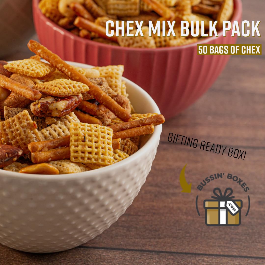 Bulk Chex Mix Snack Mix, 50 Count / 1.75 Oz