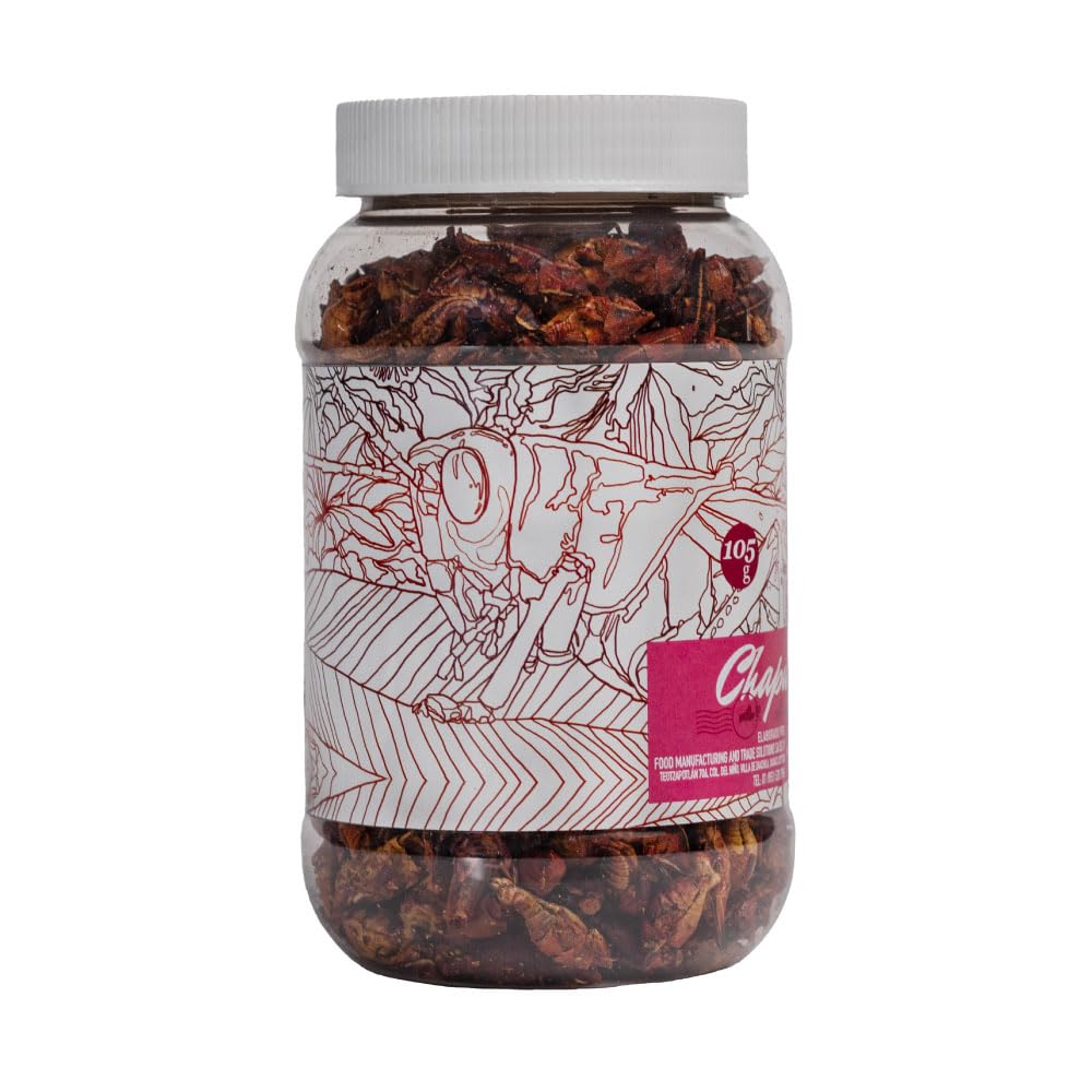 Chapulines (Grasshoppers) - Gourmet Edible Insects, Healthy Snack, Super Food, Mexican Gourmet Artisan Product From Oaxaca Mexic