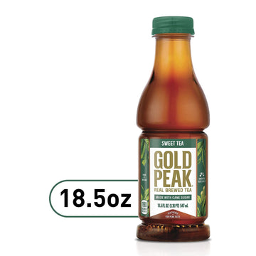 Gourmet Kitchn Gold Peak Naturally Sweet Real Brewed Tea, Picked For Peak Taste, Made With Cane Sugar - 3 Boxes (185Oz 18Pk Per