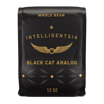 Intelligentsia Coffee, Medium Roast Whole Bean Coffee - Black Cat Analog Espresso 12 Ounce Bag