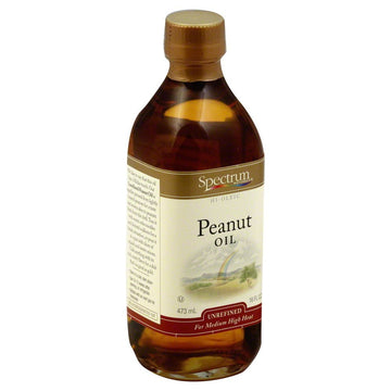 Spectrum Naturals Oil Peanut Unrefined, 16 Oz,