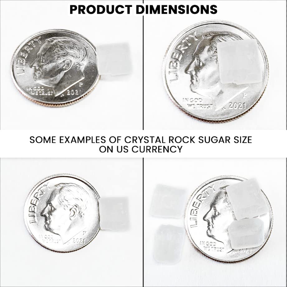 NY SPICE SHOP Rock Sugar - 5 Pound Bag Rock Candy Crystals - Sugar Rocks Whole - Sugar Crystals - Rock Candy - Rock Sugar for Te