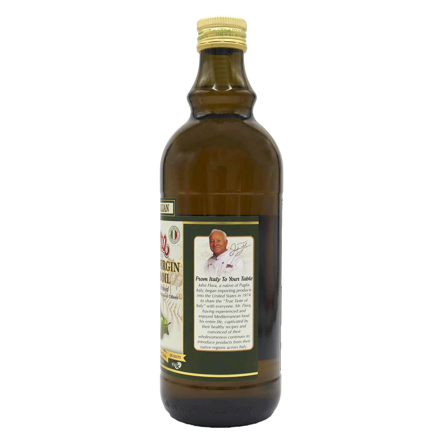 Flora Fine Foods 100% Italian Extra Virgin Olive Oil First Cold Pressed - Yellow-green - 537200
