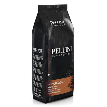 Pellini No.9 Cremeso Roasted Coffee Beans, 1kg (35.27 oz), Model 1136