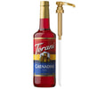 Torani Grenadine Syrup for Drinks, Flavoring for Sodas, Cocktails, and Mocktails, Pump Included, 25.4 Oz