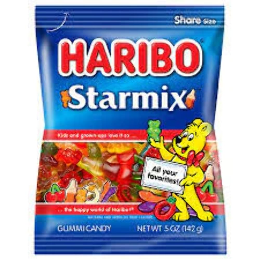Haribo Gummi Candy, Starmix, 5 Oz