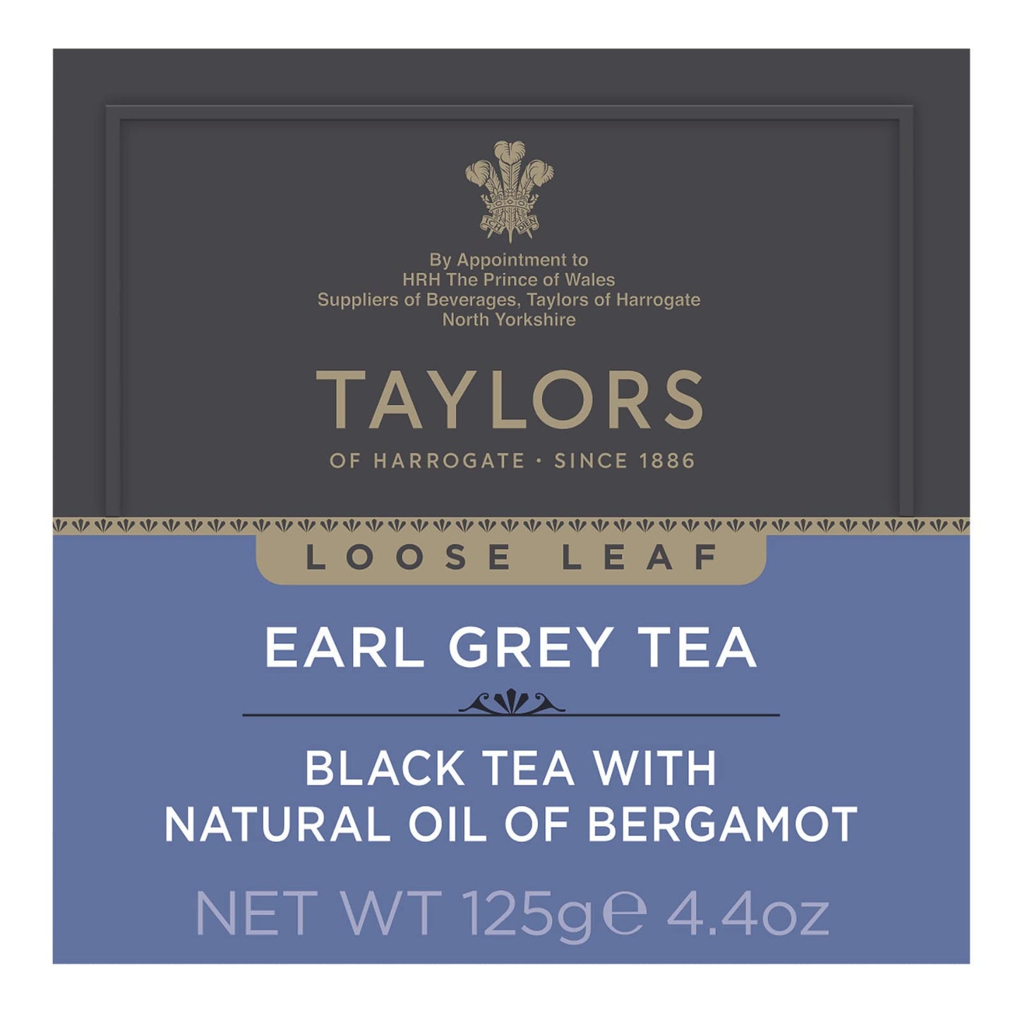 Taylors Of Harrogate Earl Grey Loose Leaf, 4.41 Ounce Carton (Pack Of 6)