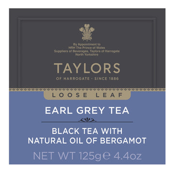 Taylors Of Harrogate Earl Grey Loose Leaf, 4.41 Ounce Carton (Pack Of 6)