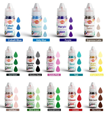 Oil Based Food Coloring For Chocolate, 14 Colors Oil Food Dye For Baking, Cake Decorating, Candy Melts, Food Grade Dye For Icing