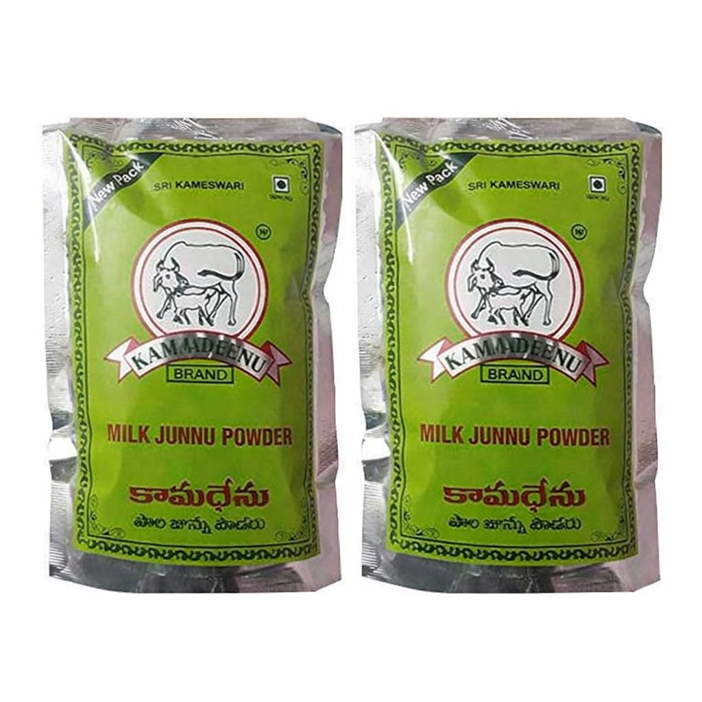 Pmw vegetarians Kamadhenu Junnu Powder 200 Grams(100Gx2) Kharvas Ginna Seembaal Kadambu Kharwas Chenna Powder