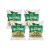 Fresh Gourmet Crispy Lightly Salted Jalapenos Low Carb |Crunchy Snack and Salad Topper 16 Ounce (Pack of 4)