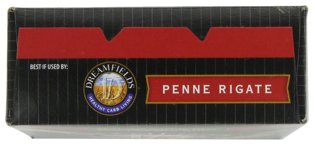 Dreamfields Healthy Pasta Living Penne Rigate, 13.25-Ounce Boxes (Pack of 6)