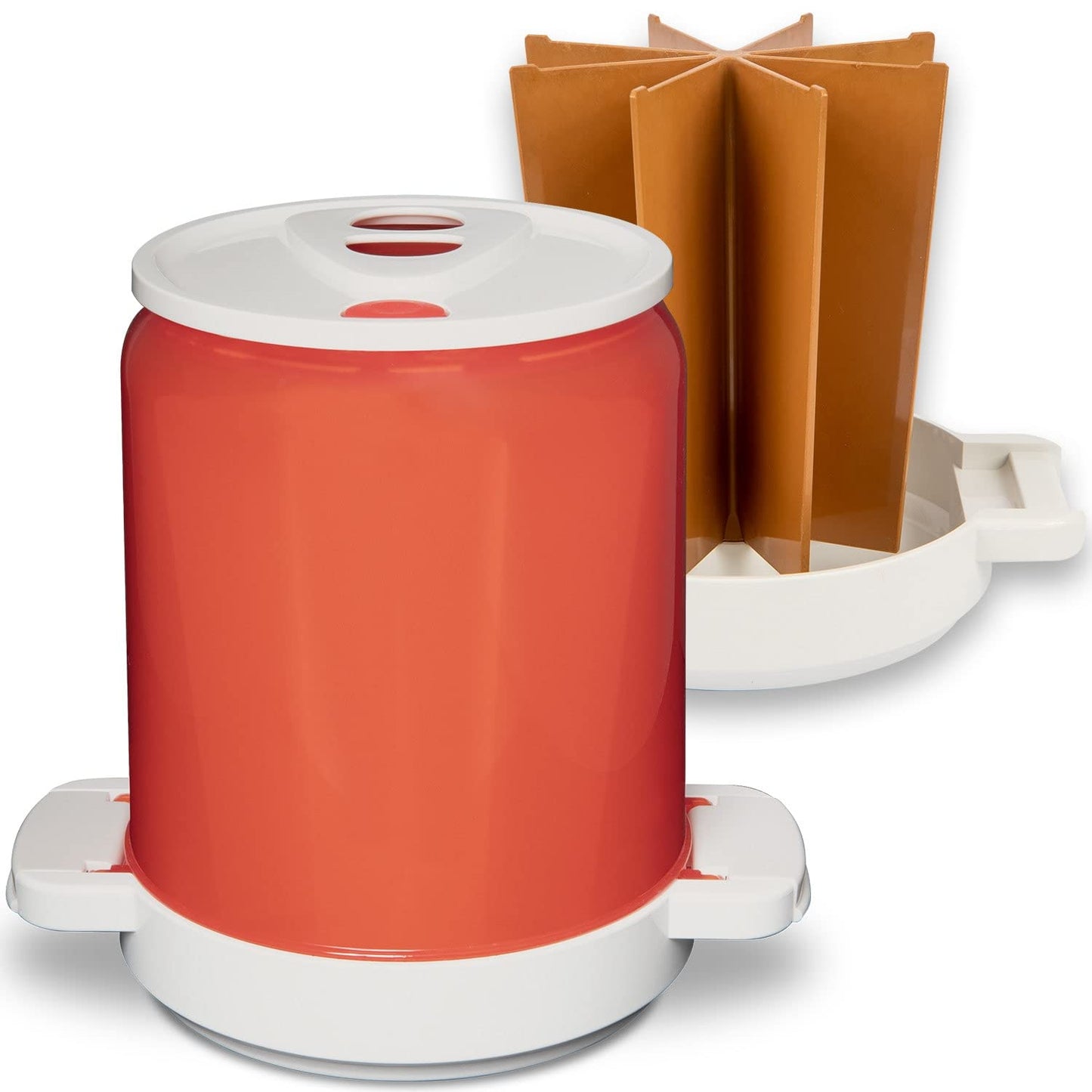 Yummy Can Bacon Deluxe Microwave Cooker, Copper, 6 In., Easy-Clean, Splatter-Proof, Model 15957