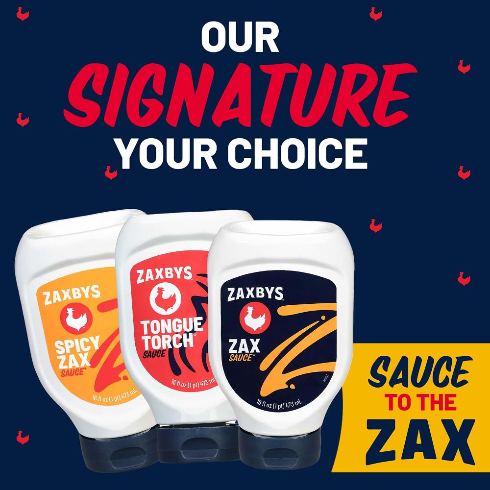 Zaxbys Zax Sauce - Special Dipping Sauce for Chicken, Burgers, French Fries, Wings, Sandwich, & More, Creamy & Smoky Aioli with