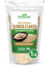 Herbazest Quinoa Flakes Organic - 1 Lb - Usda Certified, Vegan & Gluten Free Superfood - Perfect With Yogurt, Cereal, Smoothies,