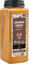 Soeos Cinnamon Powder Organic 15 Ounce (425g) Bottle Ground Cinnamon Powder USDA Non-GMO and Kosher Certified Seasoning Spice for Tea Coffee Baking Desserts Cooking and Beverages