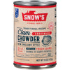 Snows Condensed New England Clam Chowder 15 Oz Can (Pack Of 12) - 4G Protein Per Serving - Authentic New England Style Recipe