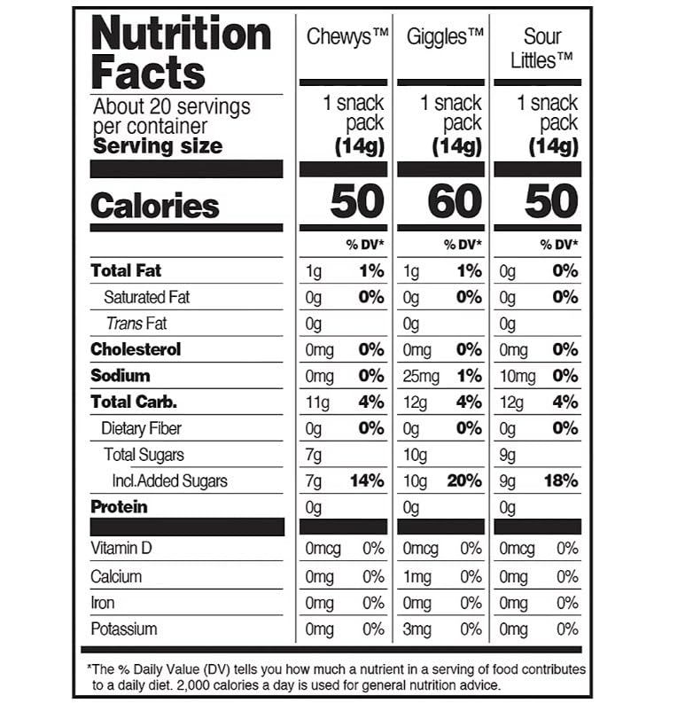 YumEarth Organic Variety Candy Box 30 Snack Packs.