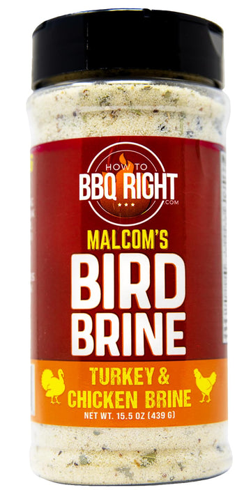 Malcom's Turkey and Chicken Bird Brine Seasoning | Championship Herb Brine Formulated to Produce a Juicy, Tender Bird Every Time