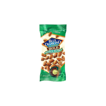 Blue Diamond Almonds, Wasabi/Soy Sauce 12-4 Oz Bags